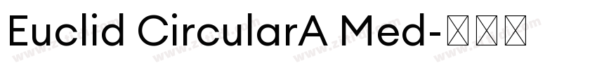 Euclid CircularA Med字体转换